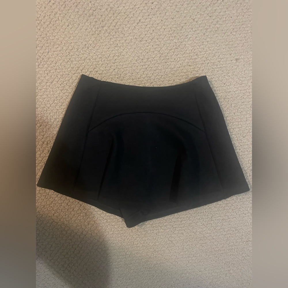 Seek Black Suede Skort